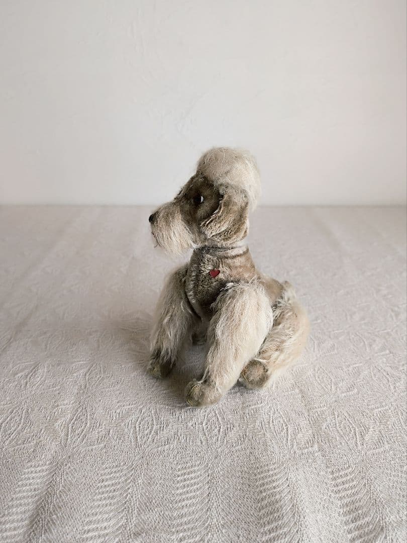 * vintage dog ❀ * モヘアのほわほわ 可愛い プードルさん