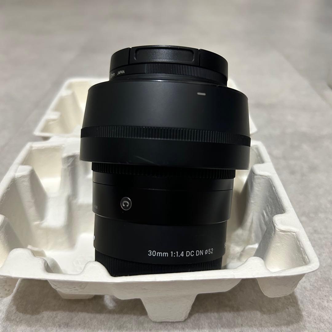 SIGMA 30mm F1.4 DC DN Eマウントレンズ保護フィルター付き