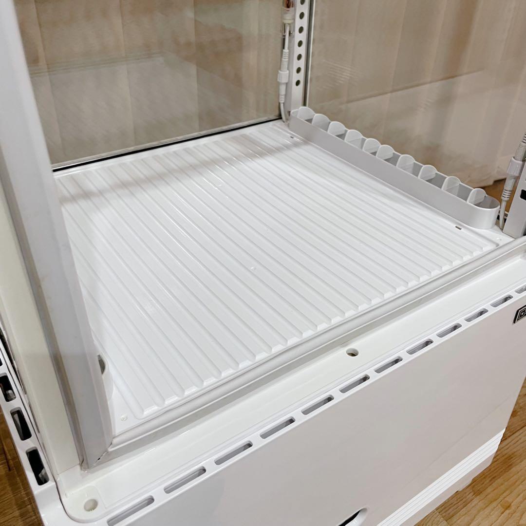 レマコム 4面ガラス 冷蔵ショーケース 105L R4G-105SLW LED