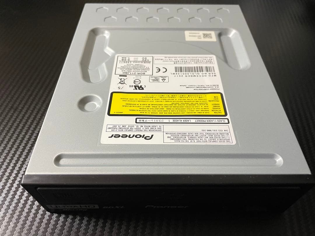 Pioneer BDR-211JBK ULTRA Blu-rayドライブ