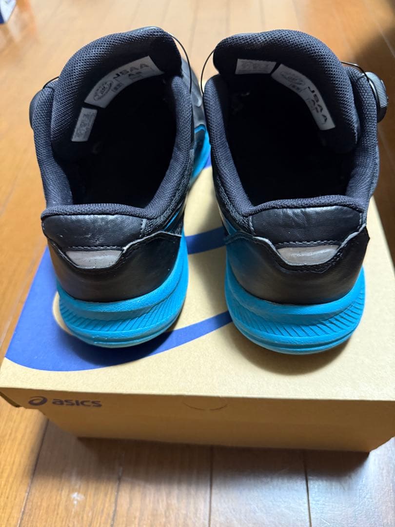 asics 安全靴 JSAA A級 25.5cm ブラック/ブルー