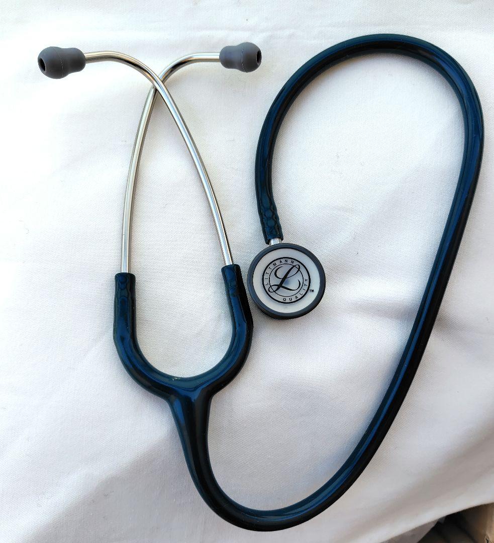 【美品・箱/説明書付】LittmannクラシックII 新生児用 カリビアンブルー