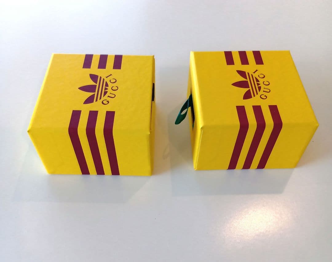 【 GUCCI × adidas 】巾着付きギフトBOX/2個セット◇匿名配送