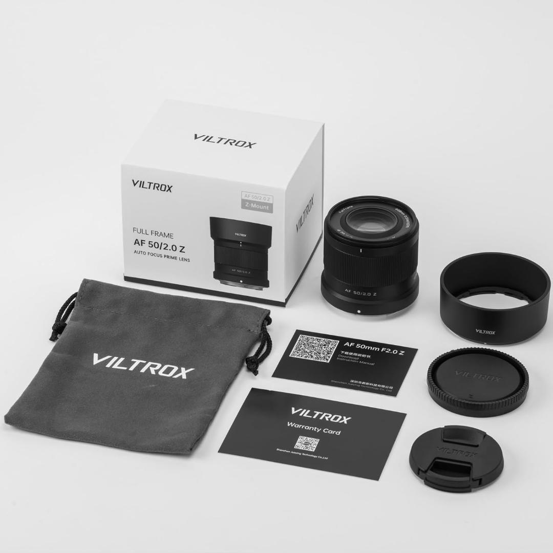 【新品】VILTROX AF 50mm F2 Zマウント フルサイズ対応