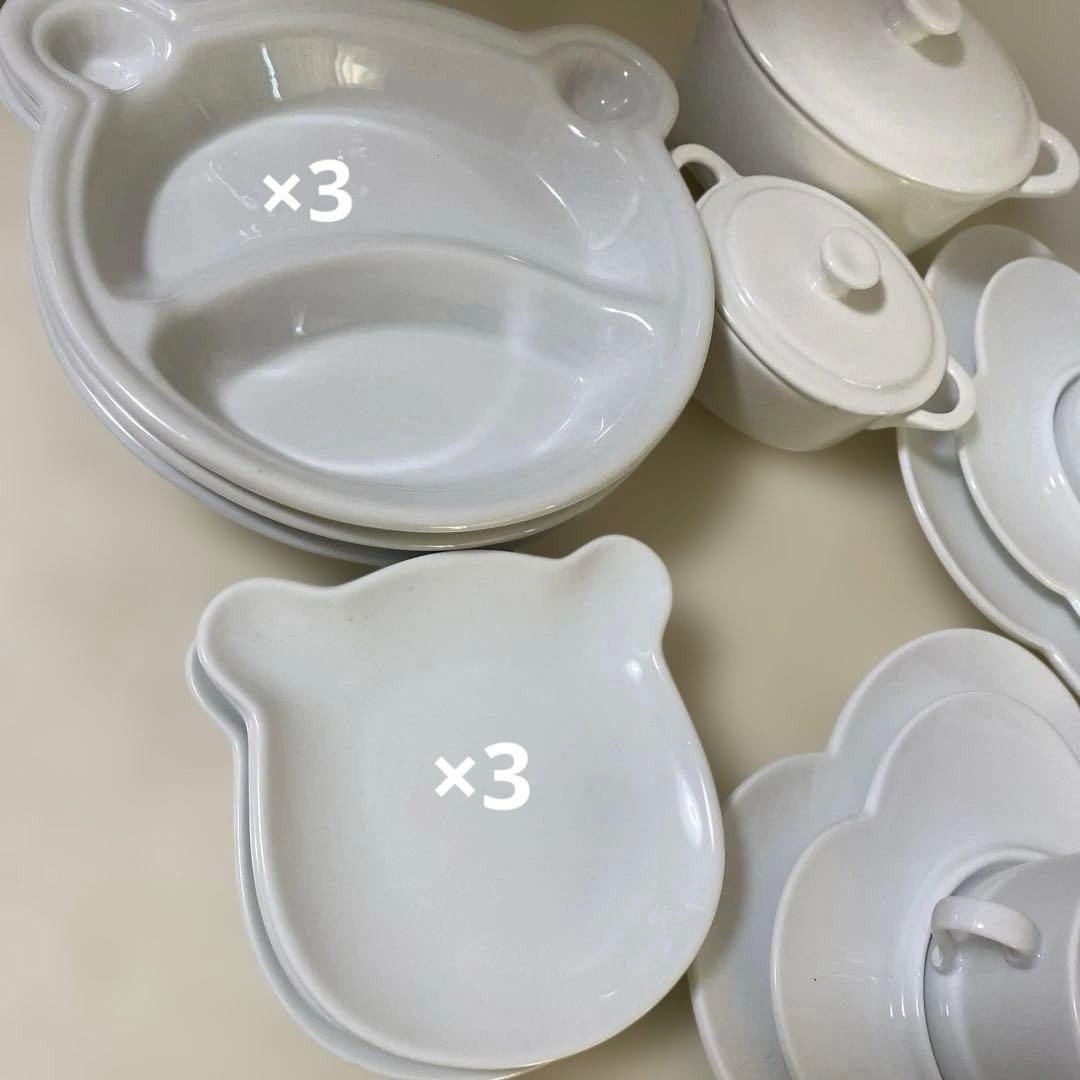 ポーセラーツ白磁　食器セット③