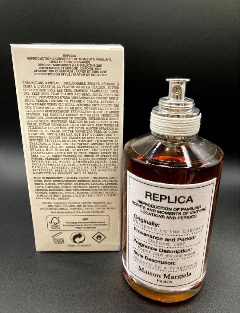 新品　メゾンマルジェラ　レプリカ　ウィスパーズ・イン・ザ・ライブラリー100ml