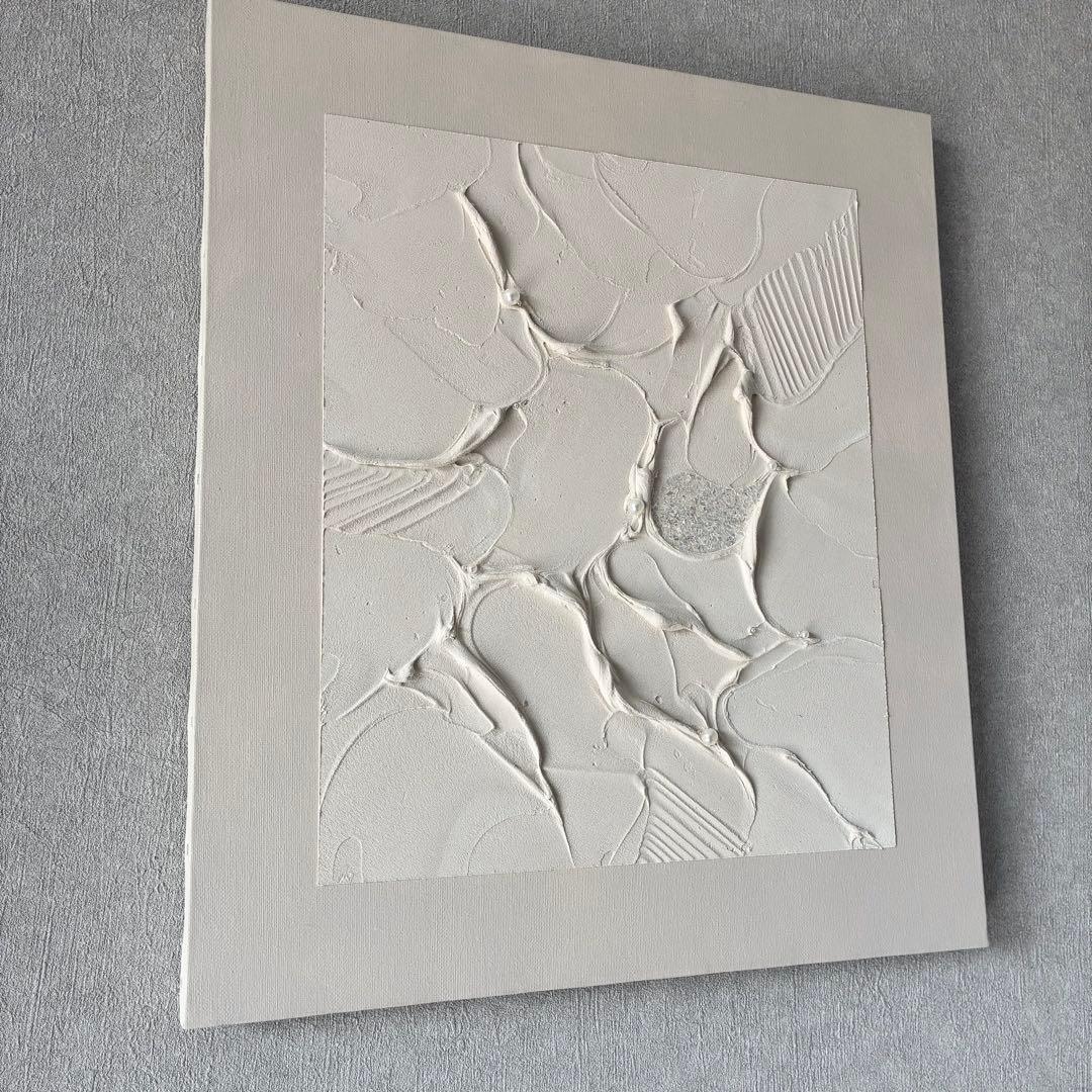 現代アート　53×45.5㎝　テクスチャーアート　抽象画　モダン　インテリア