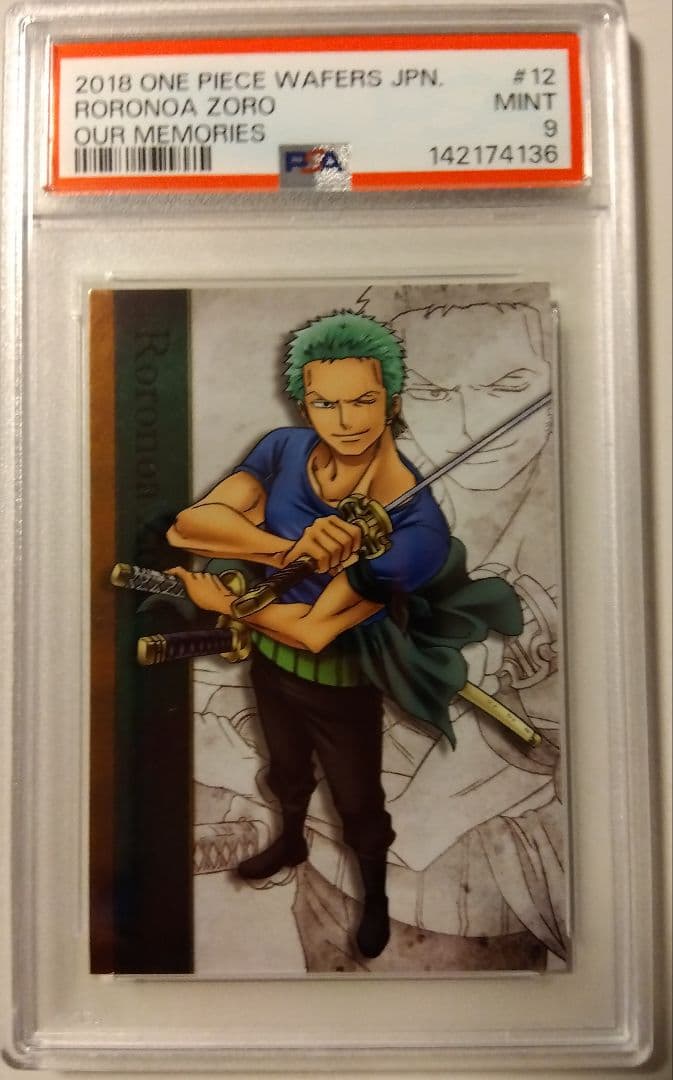 PSA9 2018 ゾロ　ワンピース our memories カード