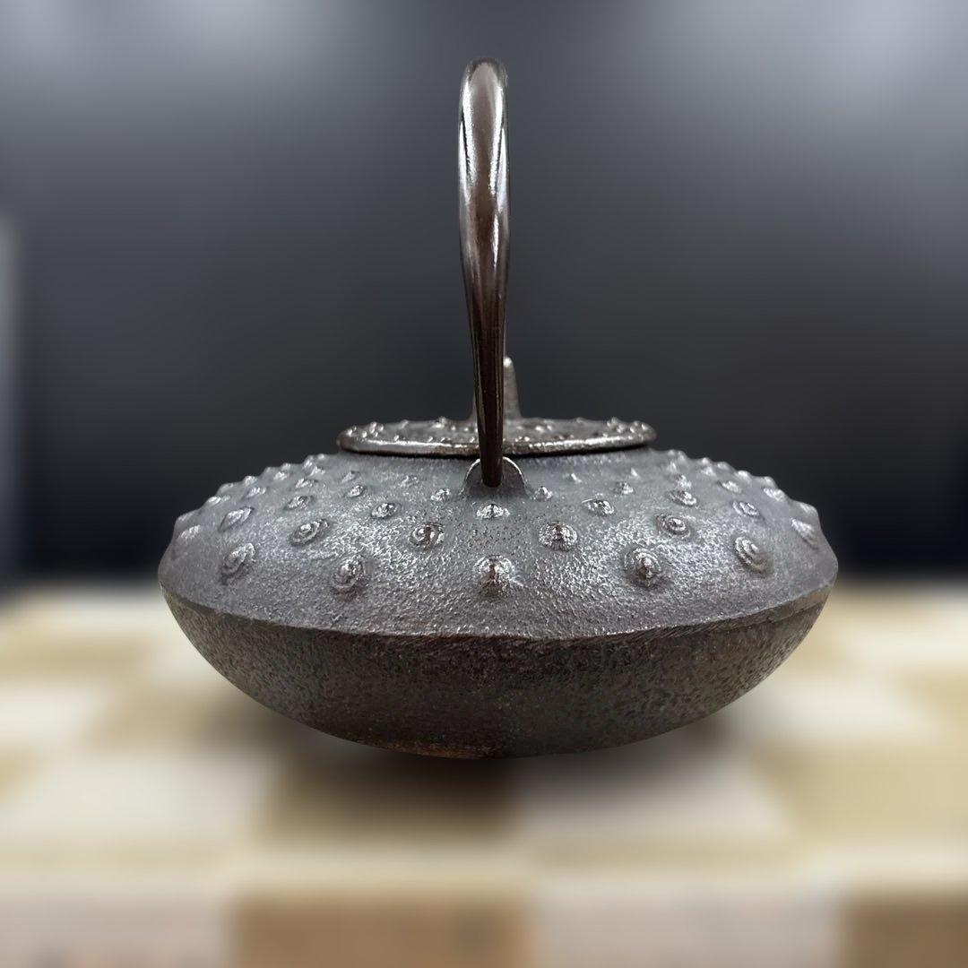【未使用】南部鉄器　鉄瓶　急須と湯呑みのセット