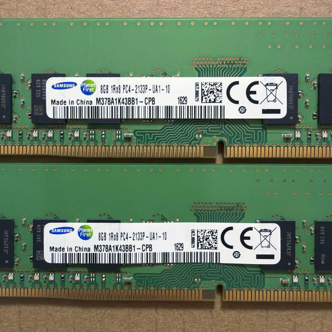 [27] デスクトップ PC メモリ8GBx2(16GB) DDR4 2133