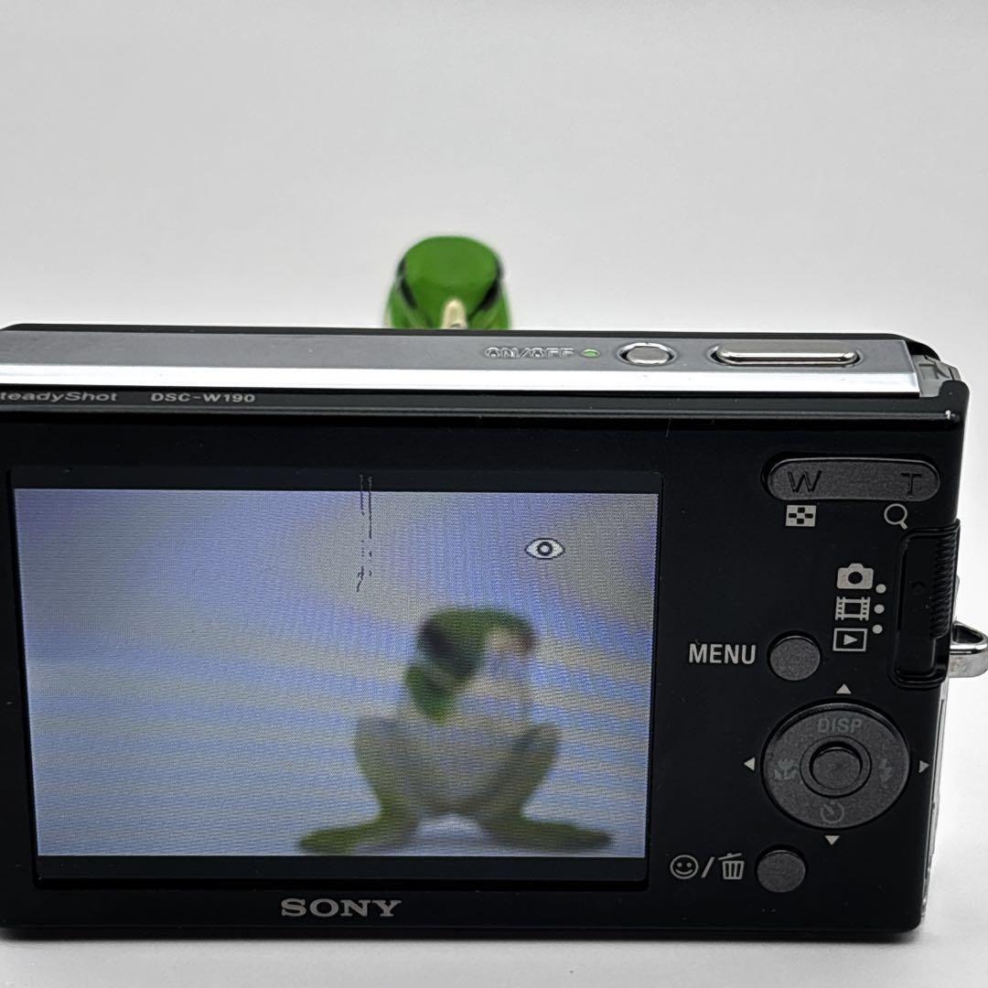 美品 SONY Cyber-shot W190黒 オールド コンデジ デジカメ