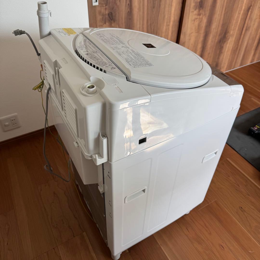SHARP 縦型洗濯機 8.0kg ホワイト