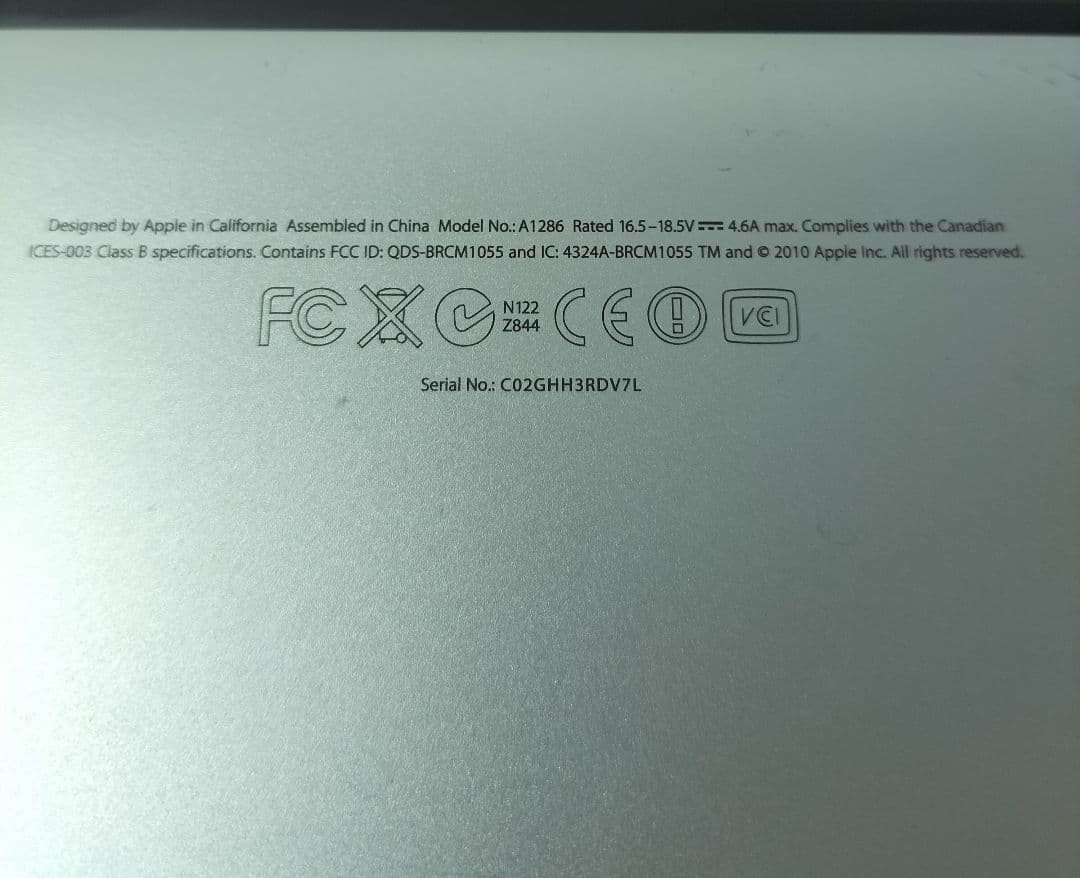 macbook pro A1286 15inch リカバリーディスク他おまけ