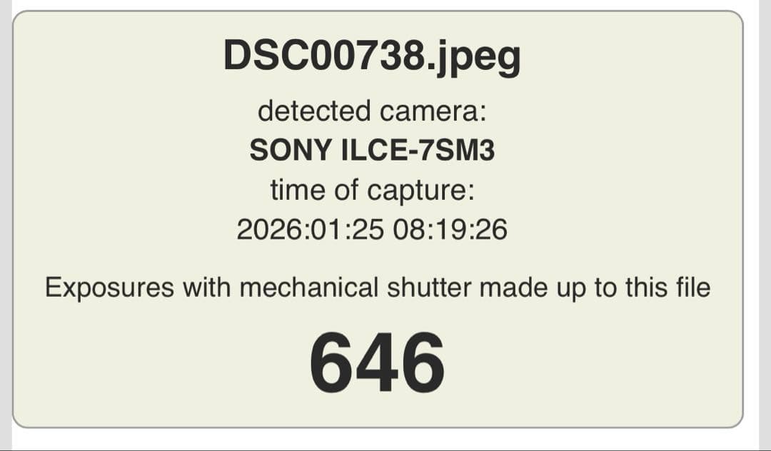 美品【ショット数646枚】SONY α7SIII ボディ ILCE-7SM3