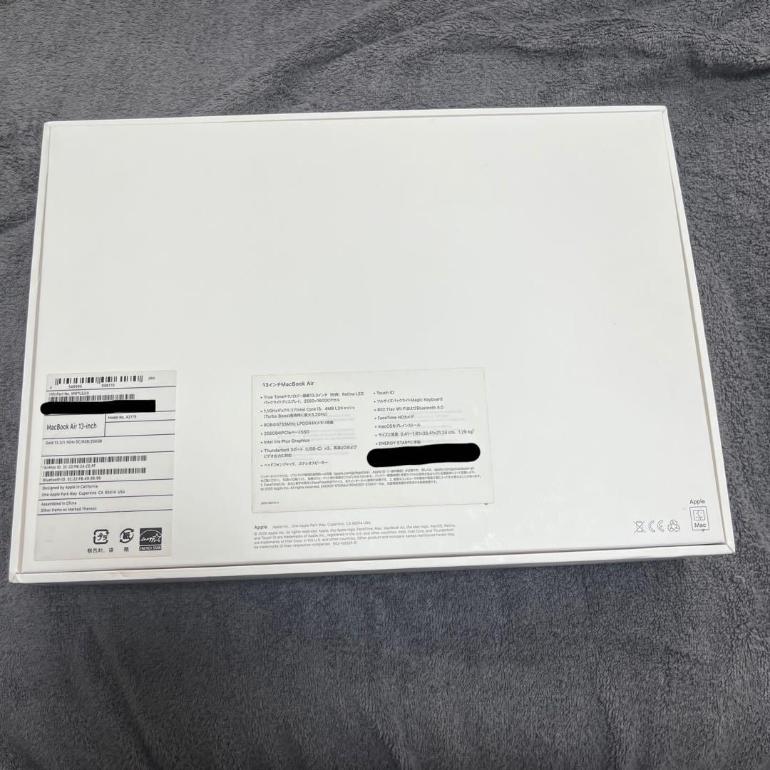 MacBook Air 2020 13インチ ゴールド バッテリー良好