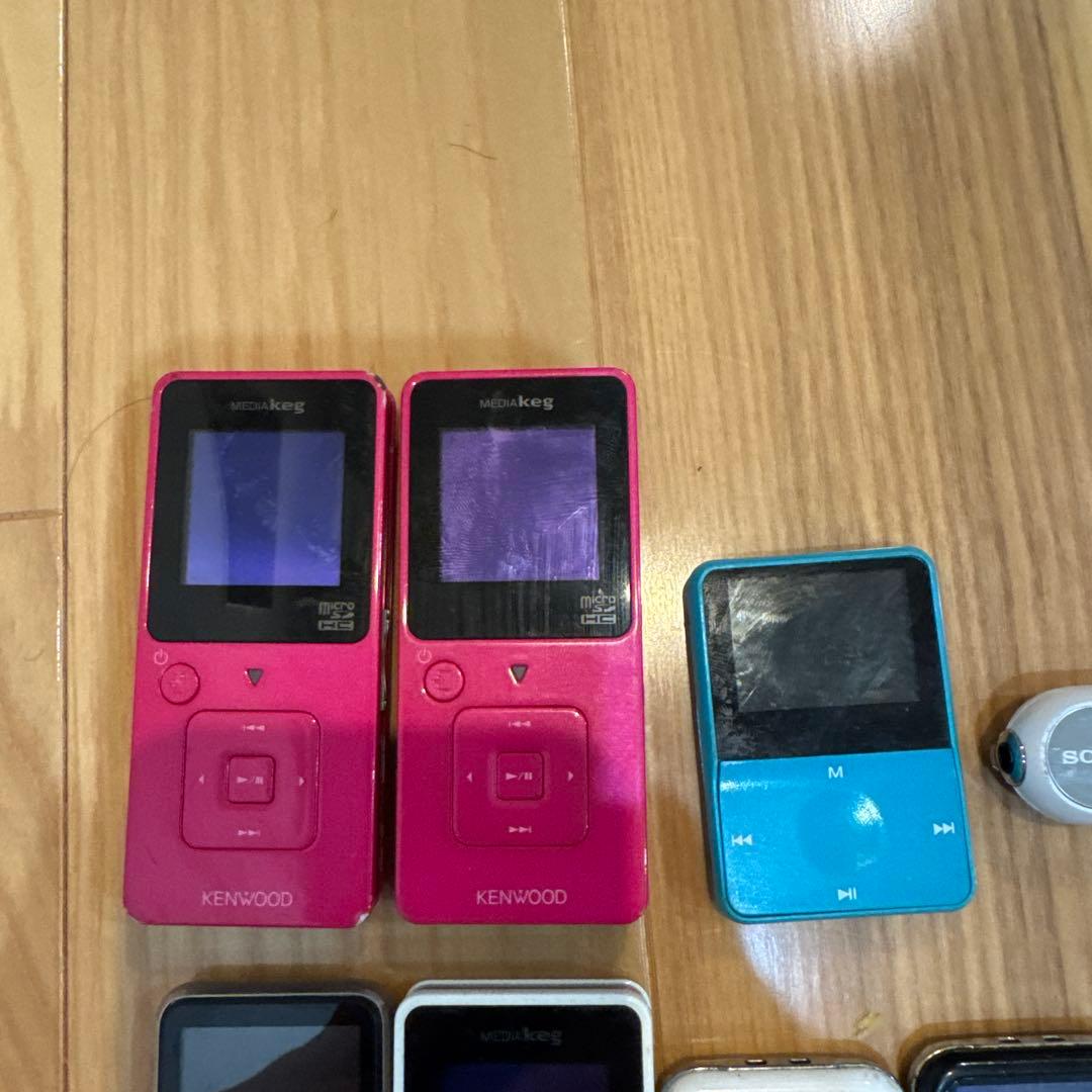 SONYなどオーディオプレーヤ ジャンク品9点まとめて