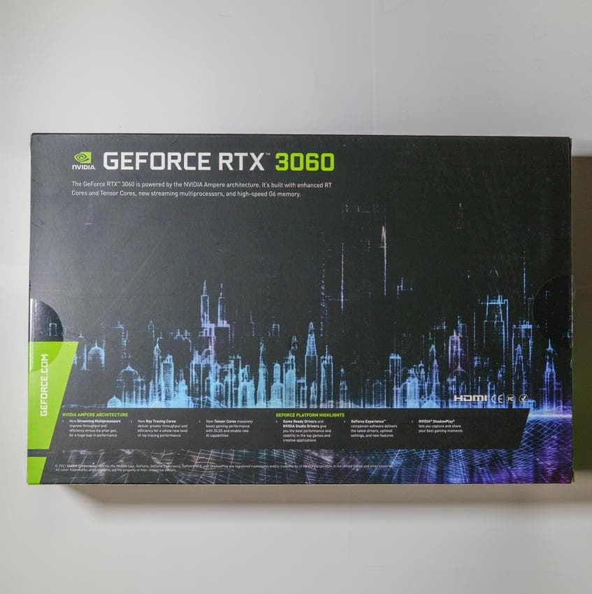 グラフィックボード・グラボ・ビデオカード NVIDIA GeForce RTX3060 12GB