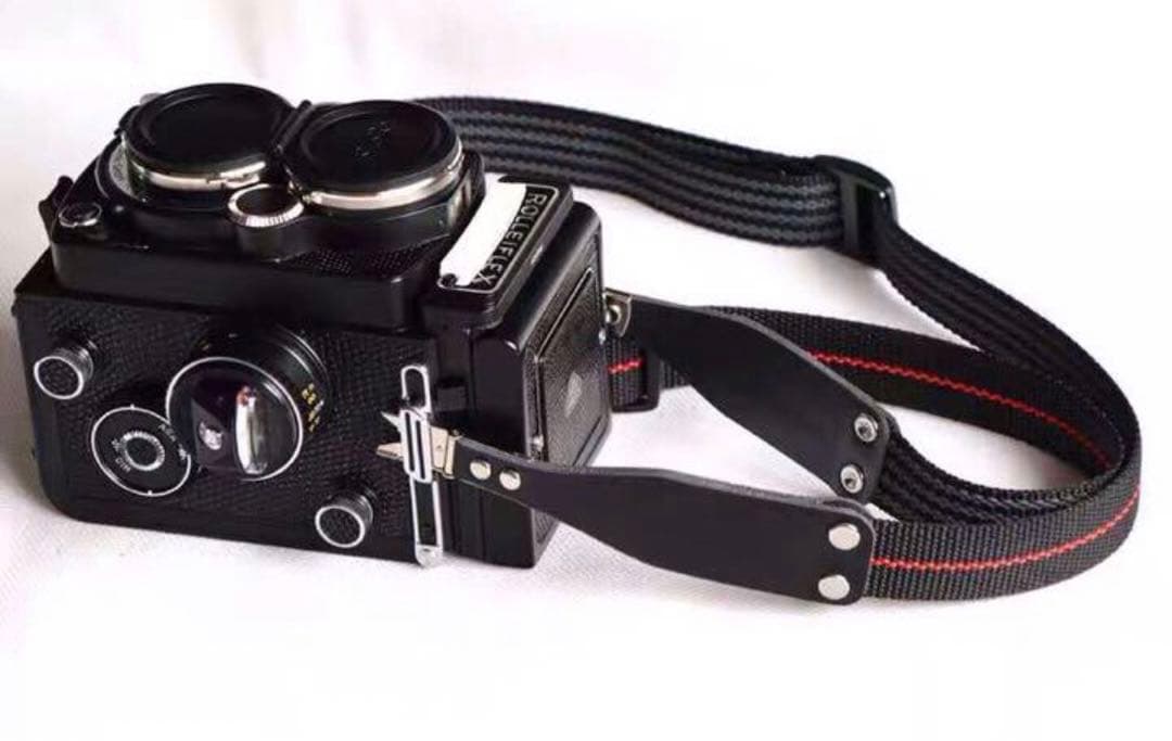 新品 Rollei 二眼用 ストラップ カニ爪 2.8F/3.5F など用