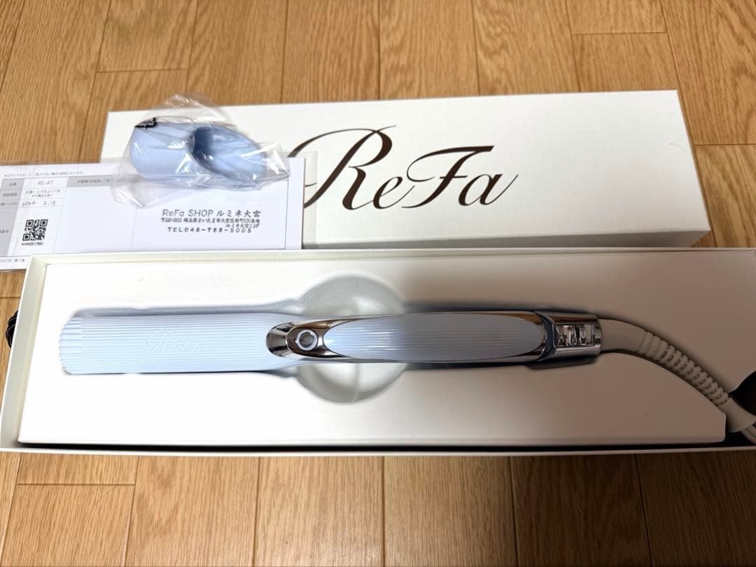 【未使用】ReFa ストレートヘアアイロンプロ ホワイト