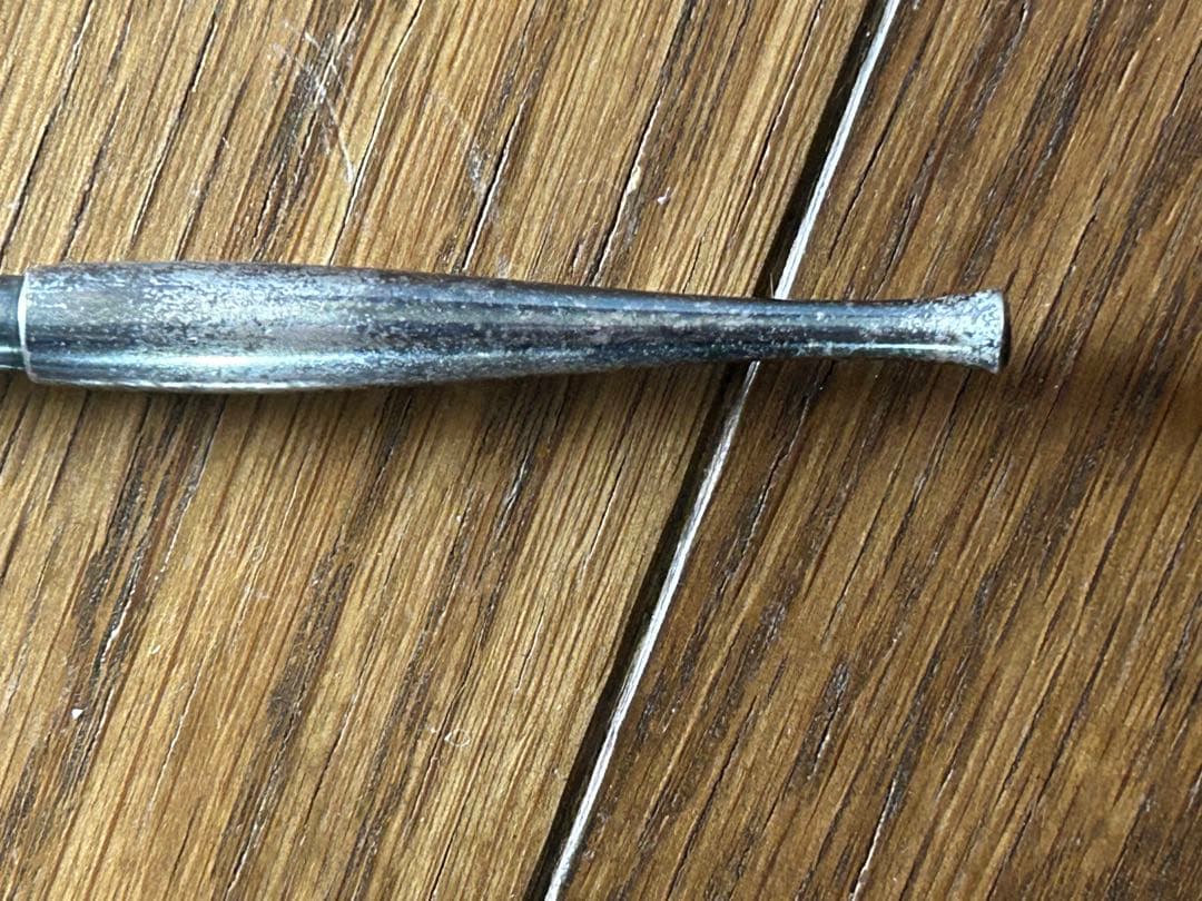 【金属成分分析済み】Ag(銀)10%使用 刻印なしキセル　煙管　重量47.47g