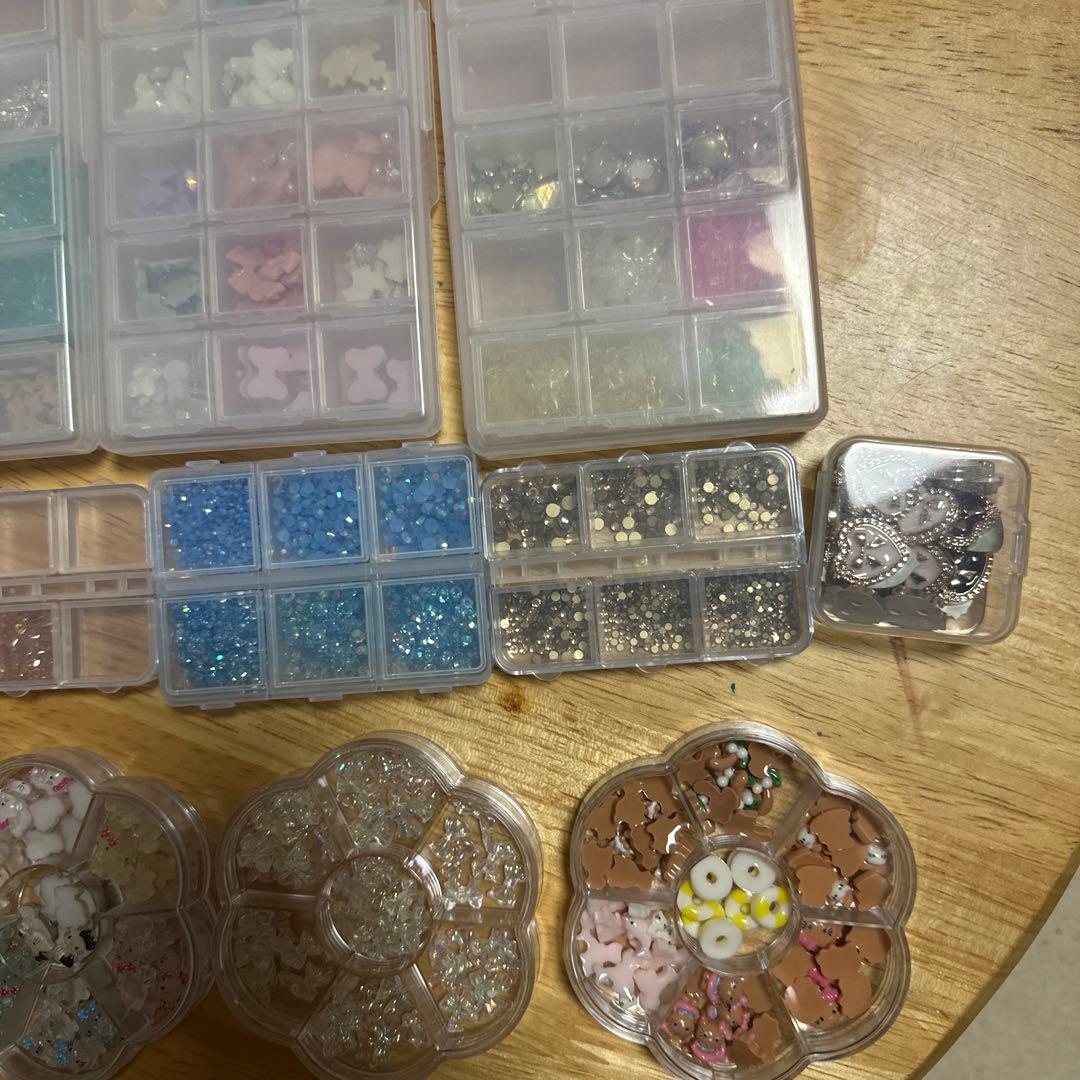 ネイルパーツ レジン パーツ ストーン 全てまとめ売り
