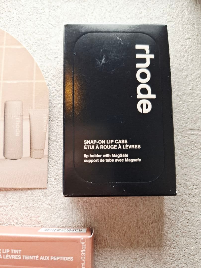 rhode snap-on lip case ＆peptide lip tint