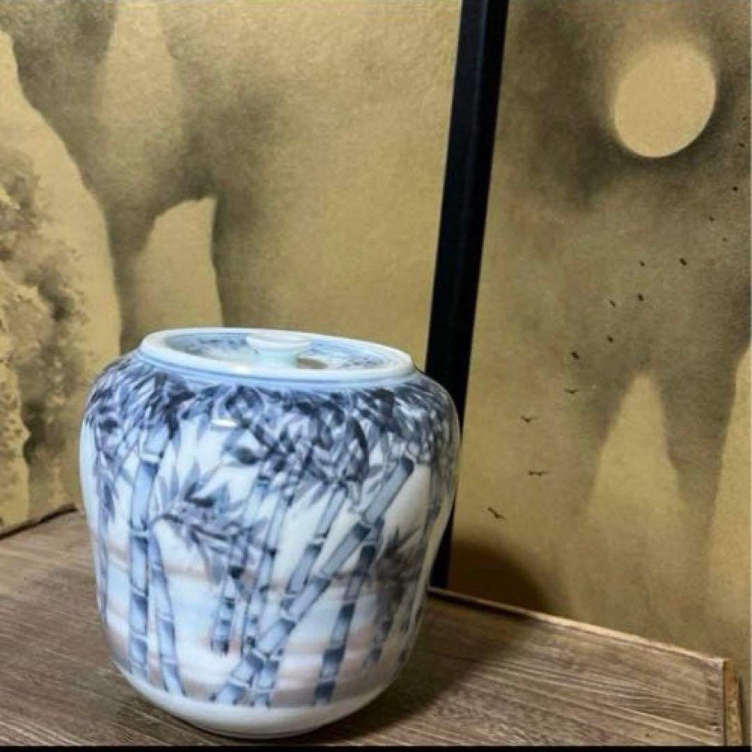 凌山窯　 魅了する美しき竹林の世界へ… 　 茶道具　水差し