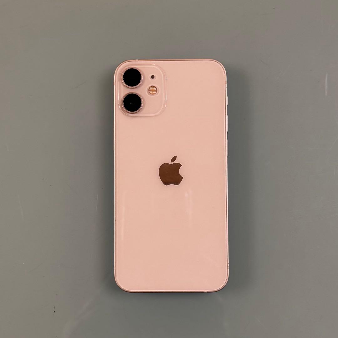 【美品】iPhone 12 mini 64GB 白 iFace付 純正電池99%