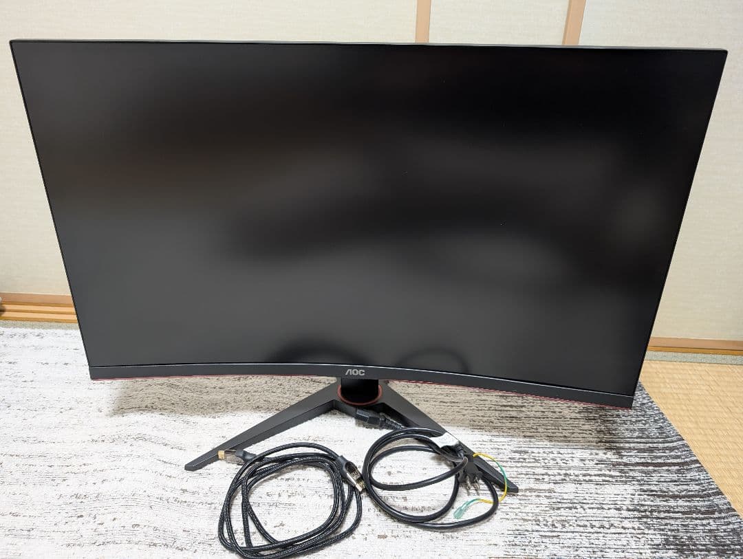 AOC 湾曲ゲーミングモニター　2021年製　C32G2ZE 31.5インチ