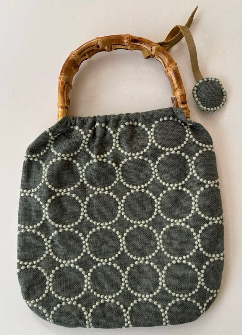 【ハンドメイド/ミナペルホネン】バンブーバッグ　タンバリン他