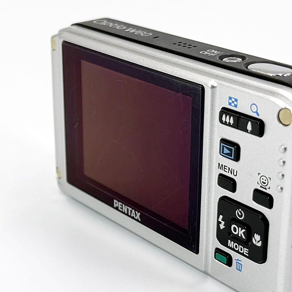 ペンタックス Optio W60 オーシャンブルー コンデジ カメラ 中古