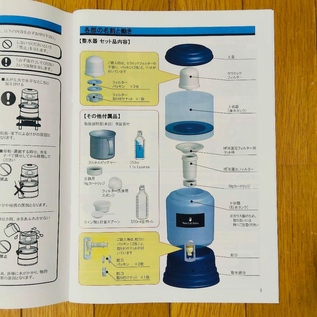 希少品 未使用 ポタポタクラブ ガラス サーバー エコウォーター 浄水器