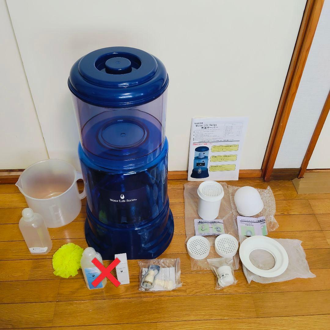 希少品 未使用 ポタポタクラブ ガラス サーバー エコウォーター 浄水器