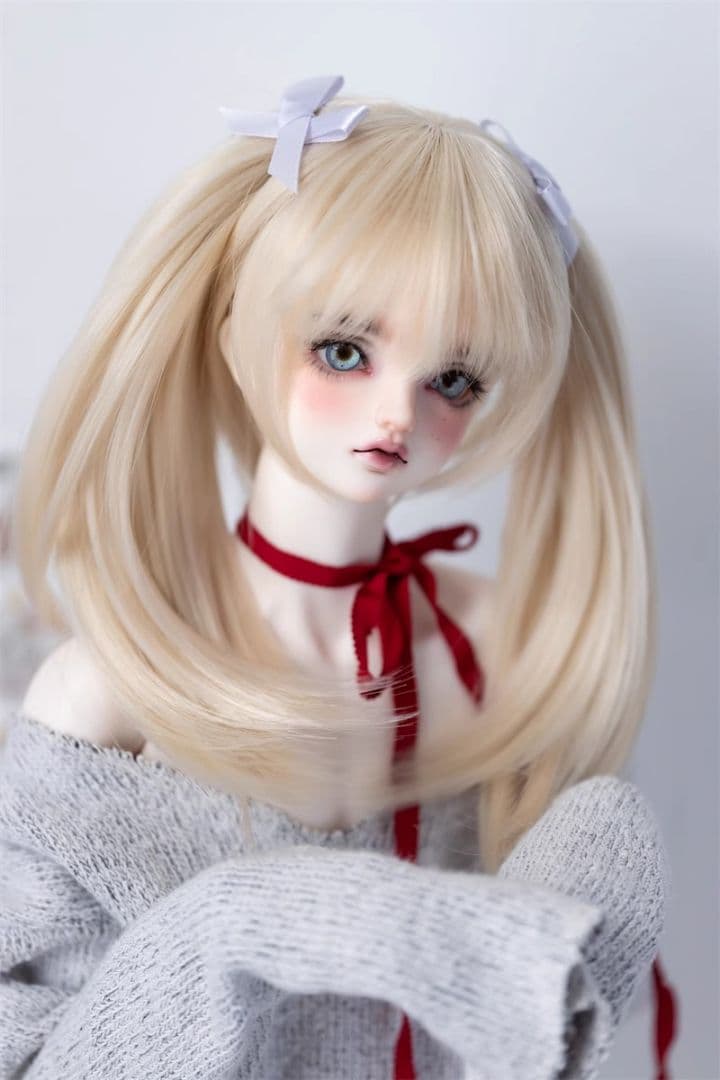 WX91 BJD 1/3 人形 ドール　用ウィッグ カツラ 耐熱 ハンドメイド