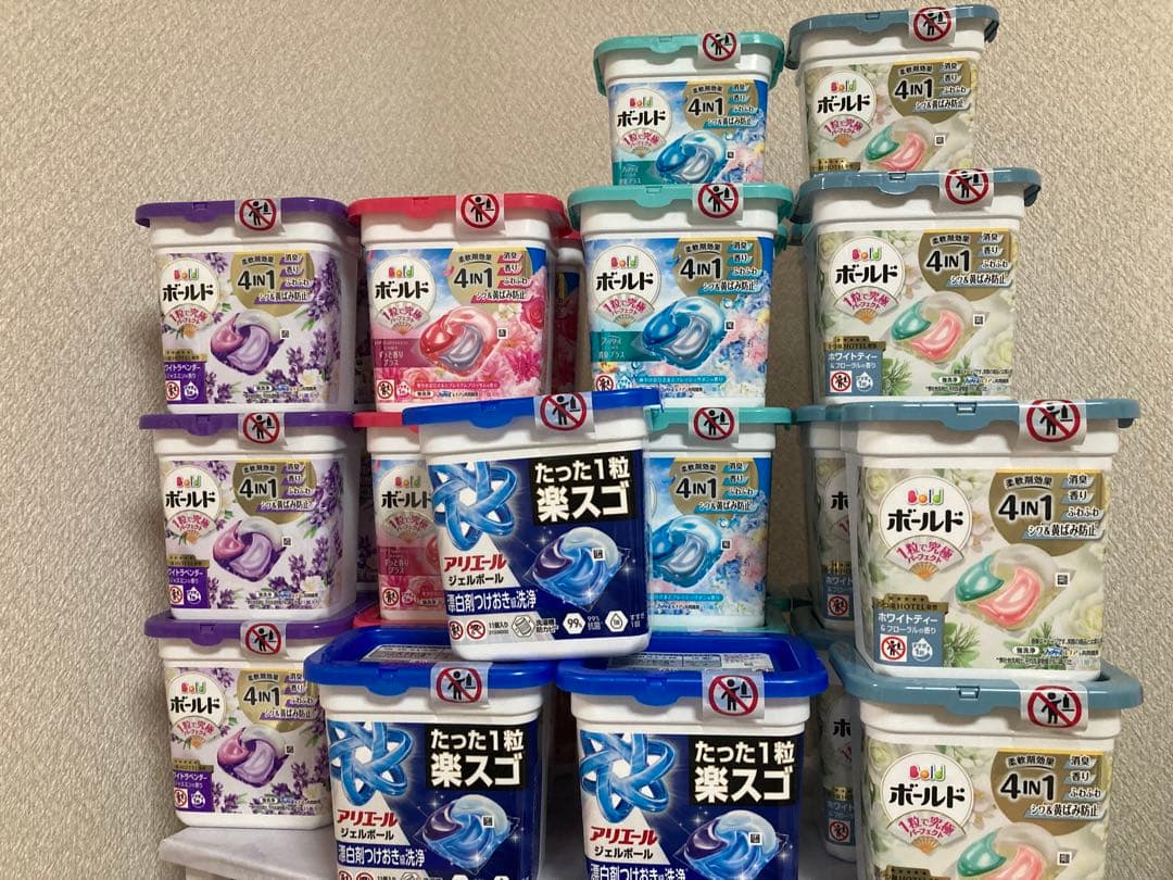 ボールドジェルボール ➕アリエールジェルボール　11個入り✖️31個