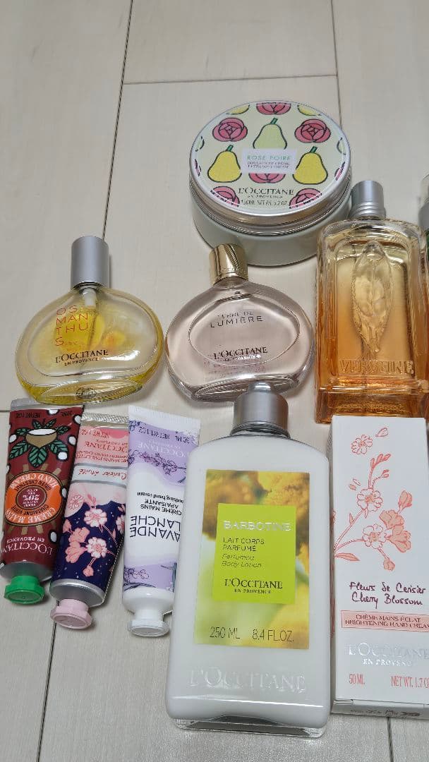 ロクシタン オードトワレ ヘアミスト ボディクリーム等15点
