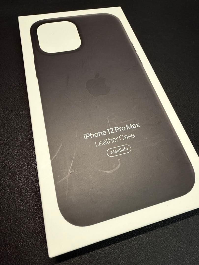 【グラファイト】iPhone 12 Pro Max 256GBレザーケース付