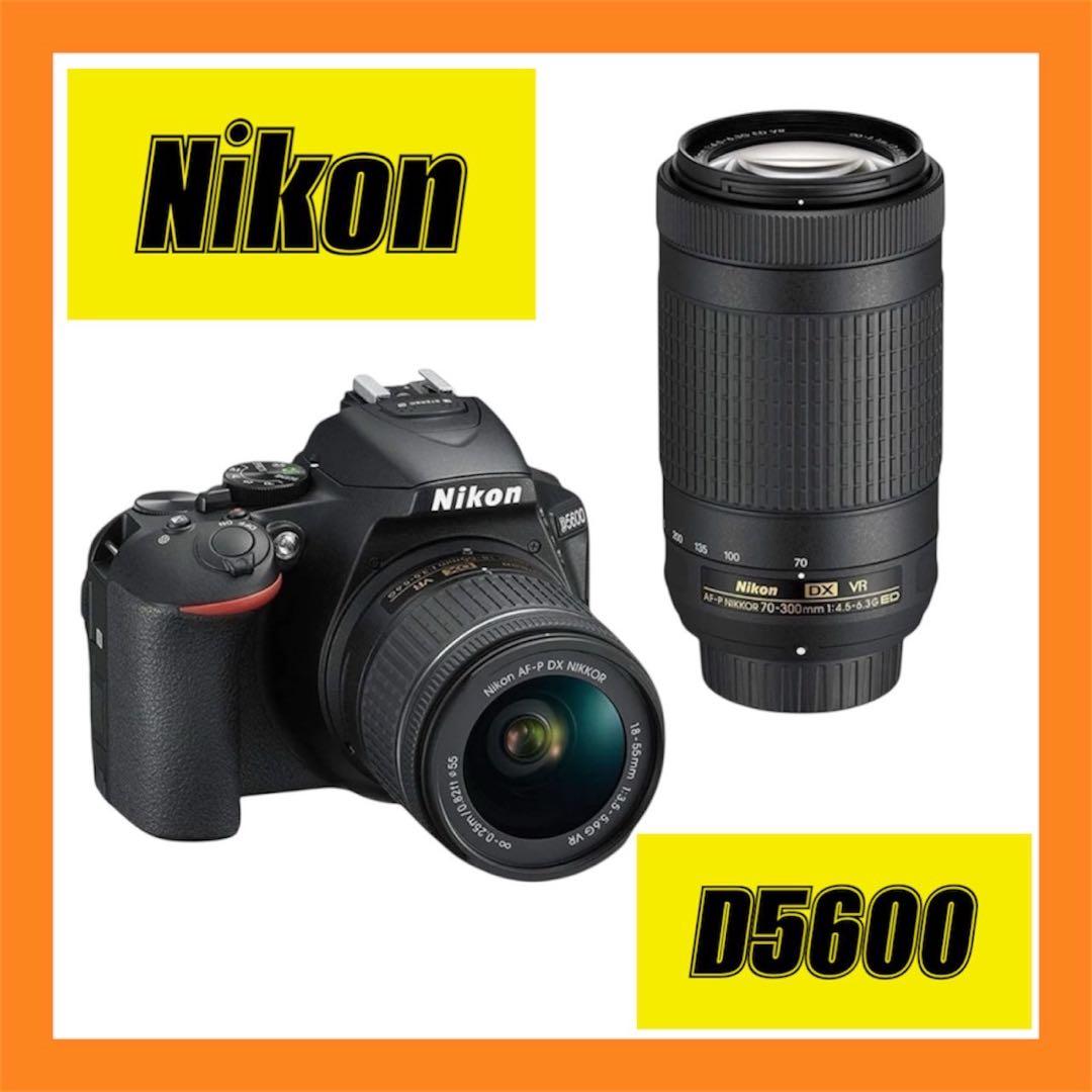 ニコン Nikon 一眼レフ デジタルカメラ D5600 ダブルレンズ レンズ