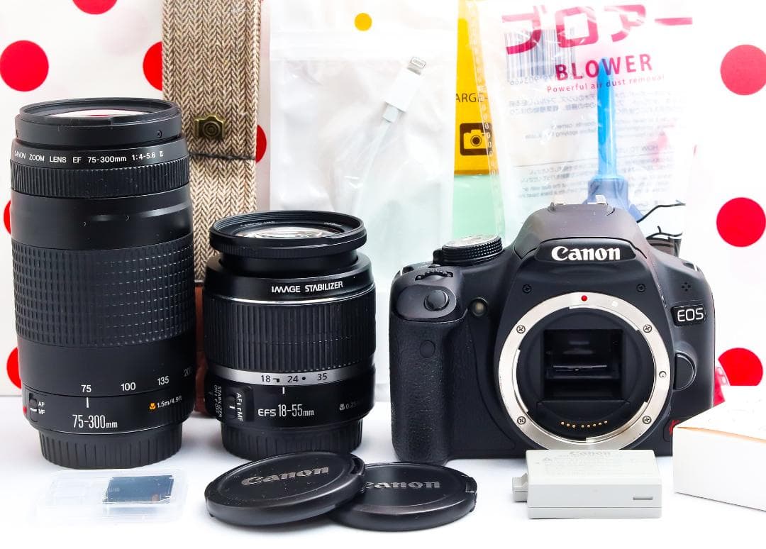 Canon kiss x3❤ダブルレンズ❤スマホ転送OK❤初心者おススメ