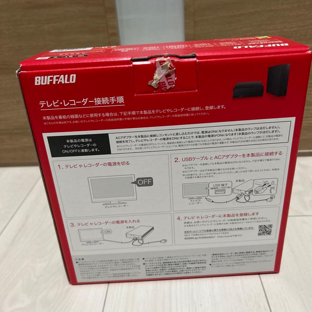BUFFALO 2.0TB HDD HD-ECO2.0-B テレビレコーダー