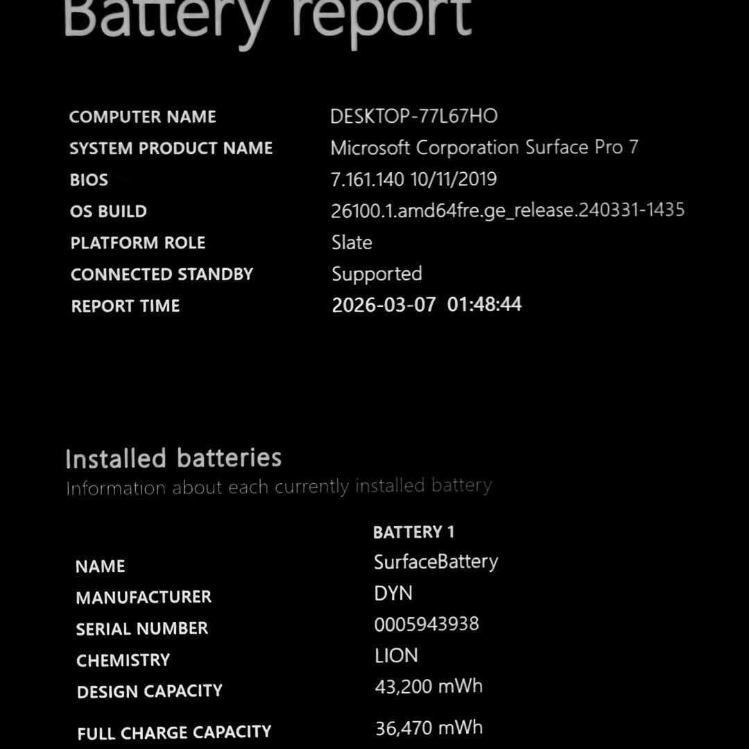 良好 Surface Pro 7 10世代 i5 8GB 256GB 2 In1