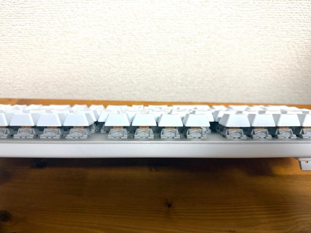 ゲーミングキーボード BlackWidowLite JP Mercuryホワイト