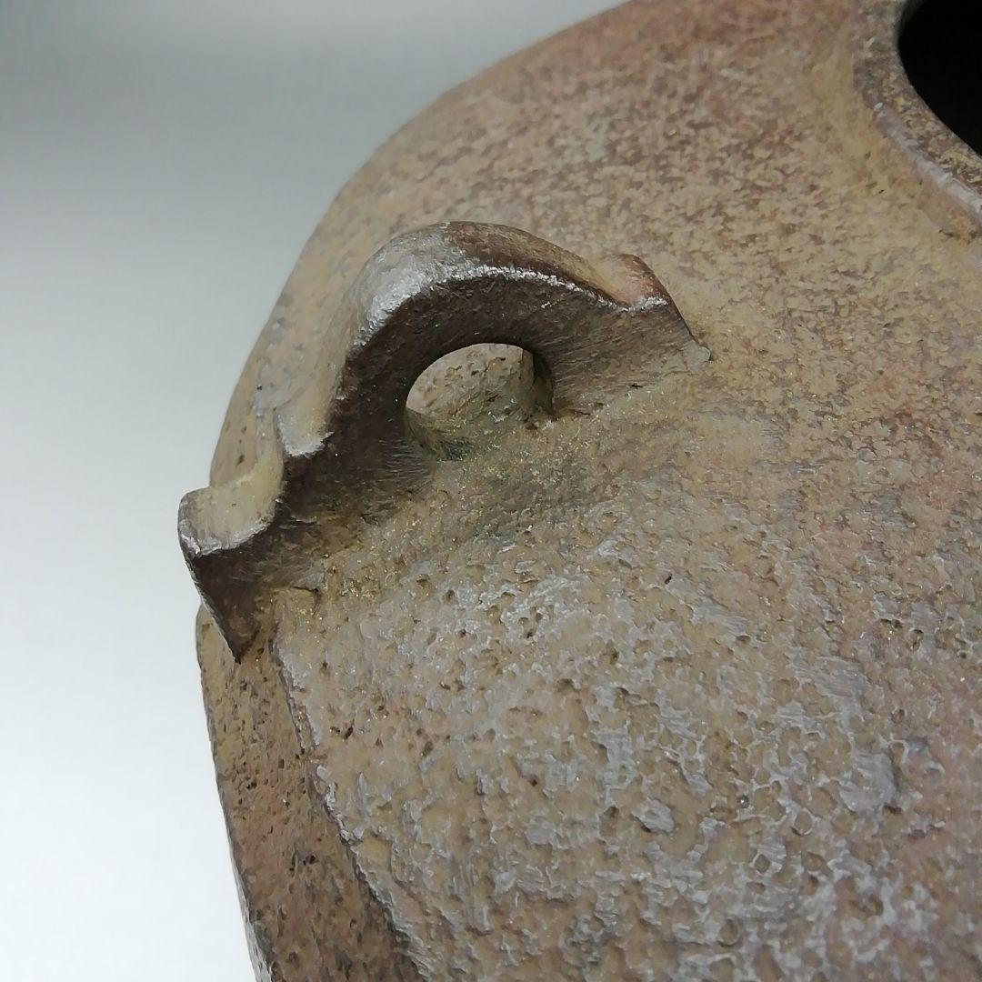 Ｗ２５３　茶釜　『平釜』『釜師　和田美之助 造』　共箱　茶道具