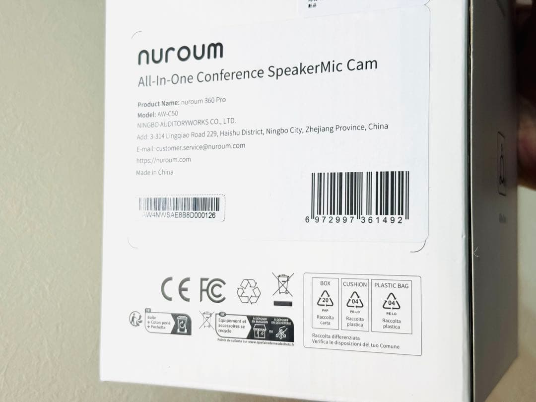 Nuroum 360 Pro ウェブカメラ web会議用 C50S