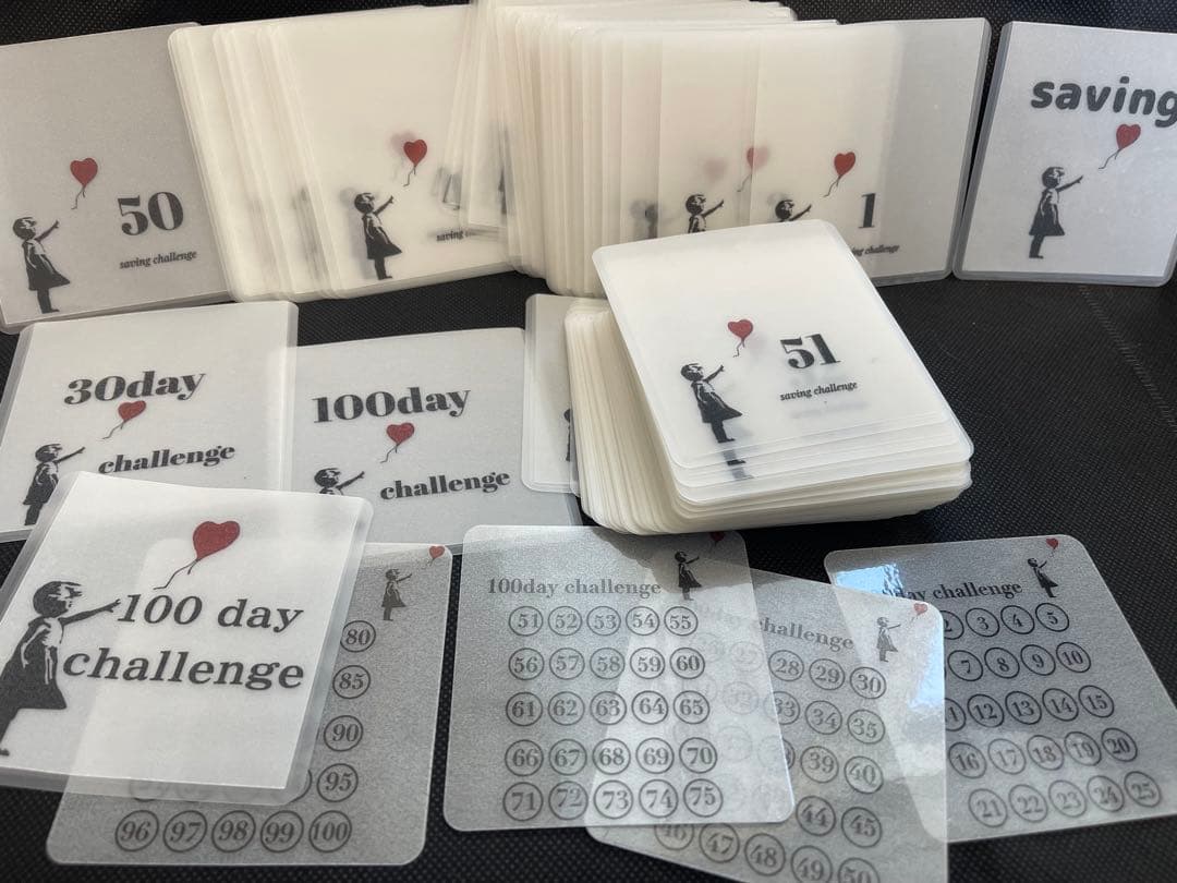100day☆saving challenge風船