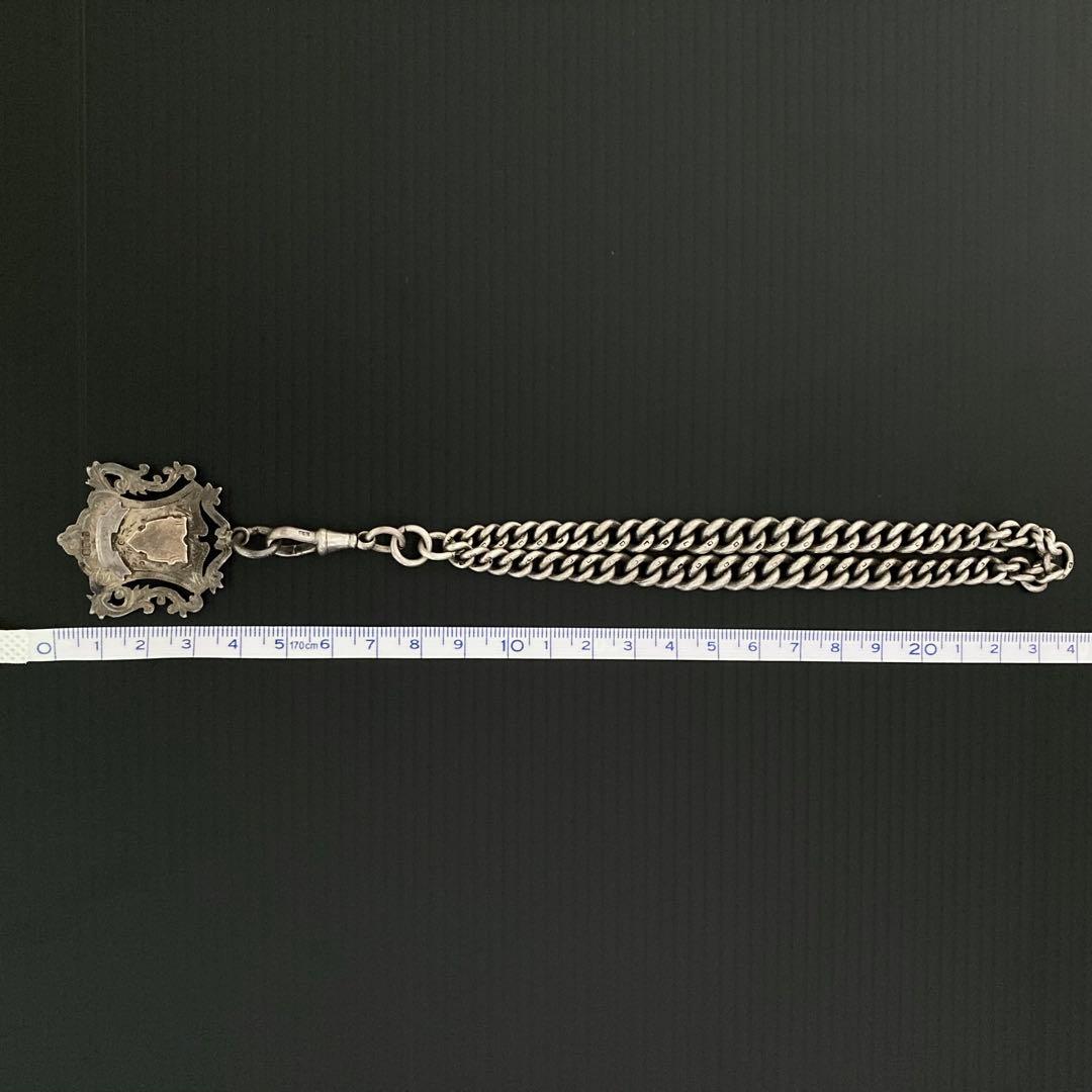 66g 純銀製アルバートチェーン｜スターリングシルバー(925銀)