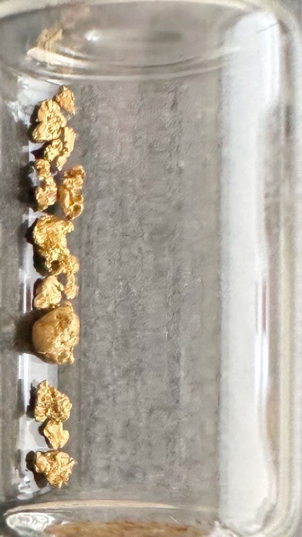 砂金　自然金　関東砂金