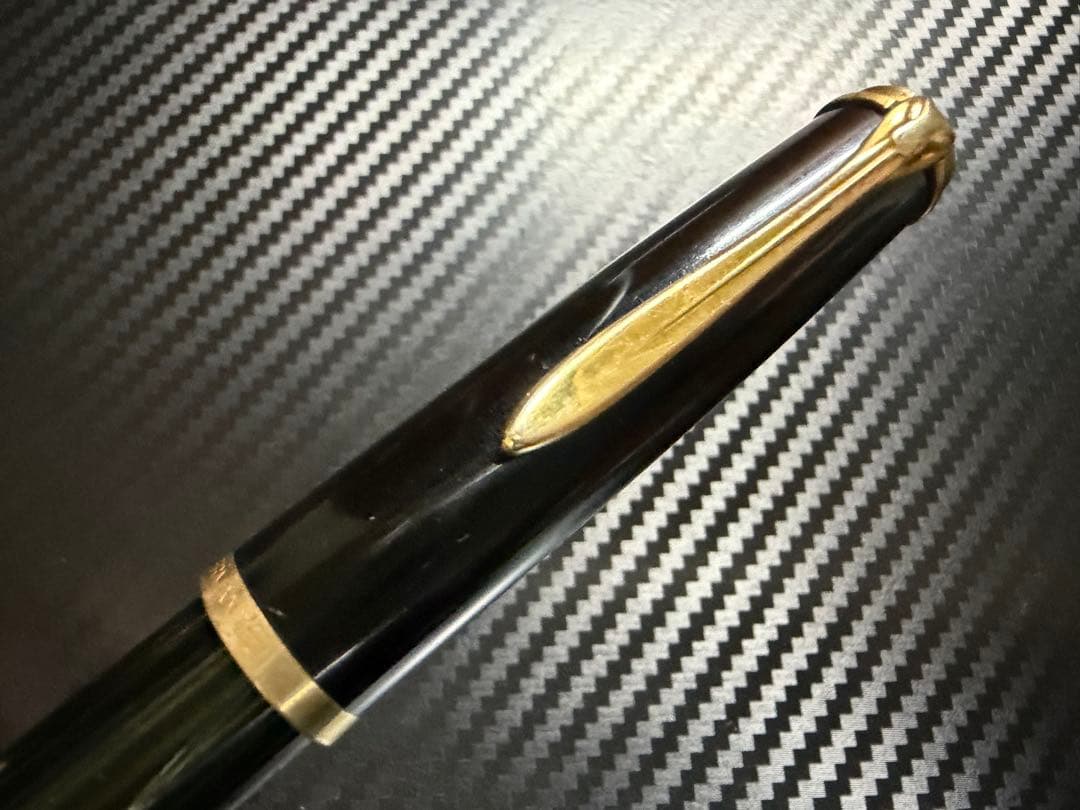 ペリカン 400NN オリジナル 万年筆 EF 極細字 ブラックストライプ