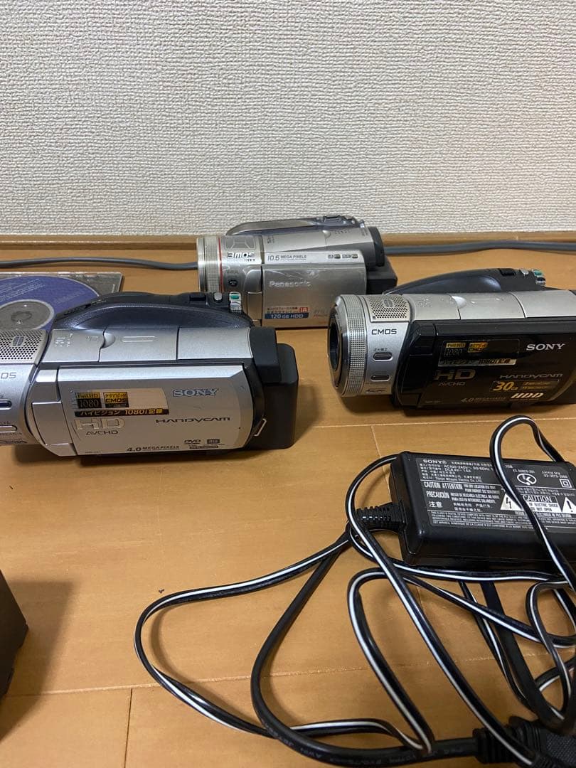 SONY 、Panasonicビデオカメラ 3台セット