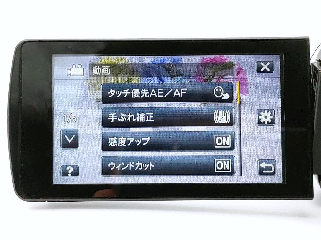フルハイビジョン画質対応！ JVC ビデオカメラ GZ-HM390